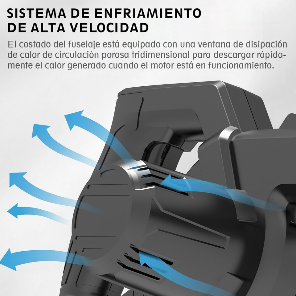 Aspiradora y soplador de 98V