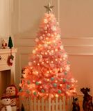 Árbol de Navidad Artificial de Pino + 6 Luces LED de Regalo – Transformación Mágica para Tu Hogar