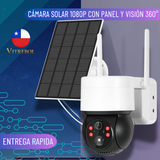 Cámara Inalámbrica - Carga con panel solar. 1080 P