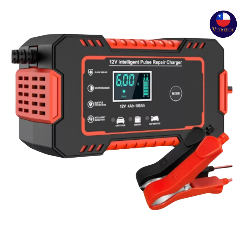 Cargador de Batería Inteligente para Automóviles y Motocicletas 🔋