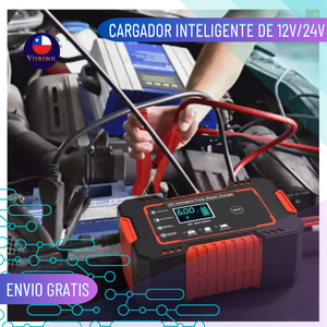 Cargador de Batería Inteligente para Automóviles y Motocicletas 🔋