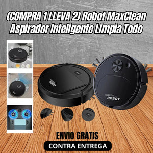 (COMPRA 1 LLEVA 2) Robot MaxClean Aspirador Inteligente Limpia Todo - CIERRE DE LA TIENDA - ENVÍO GRATIS
