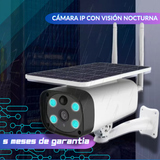Cámara con panel Solar - Resolución  Full HD 1080p para imágenes claras y nítidas