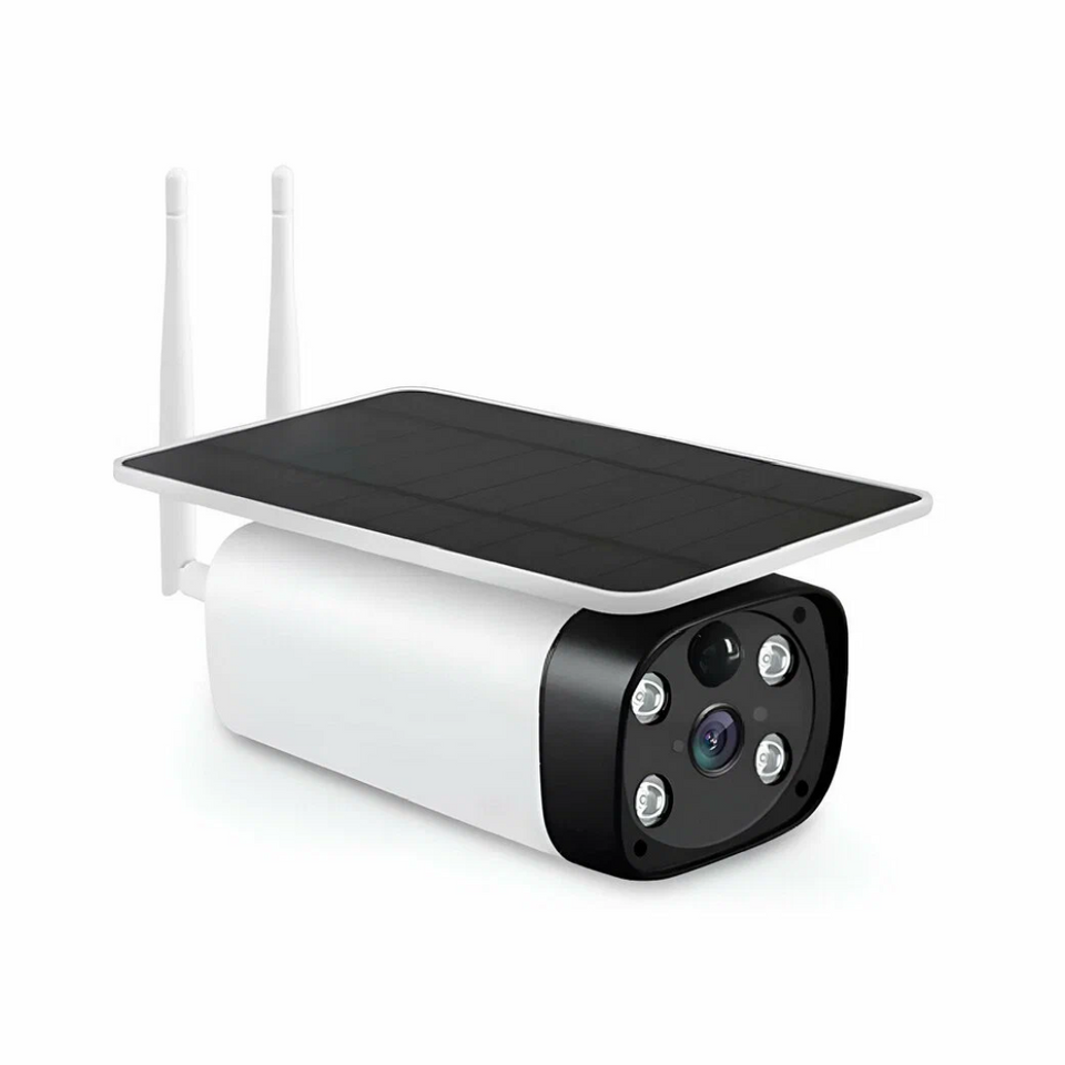 Cámara con panel Solar - Resolución  Full HD 1080p para imágenes claras y nítidas