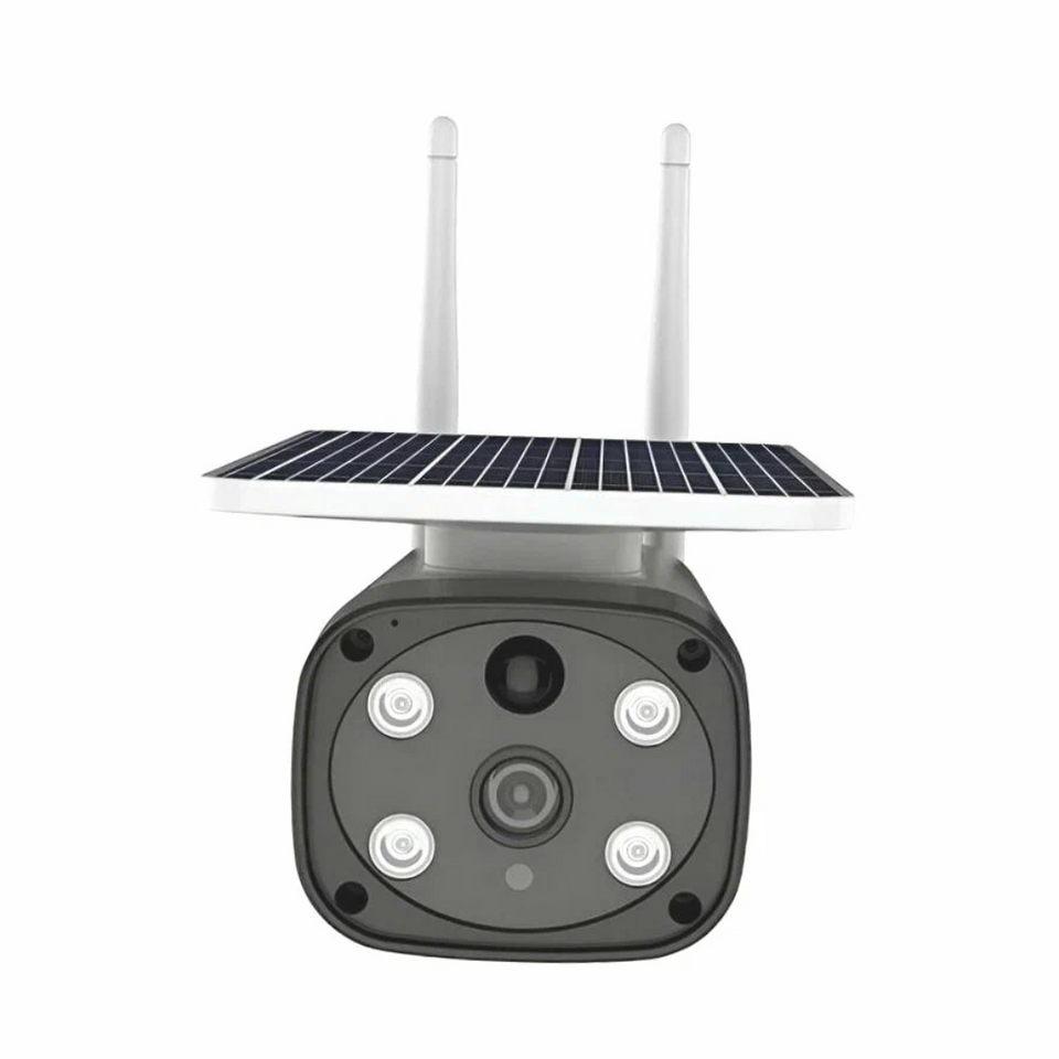 Cámara con panel Solar - Resolución  Full HD 1080p para imágenes claras y nítidas