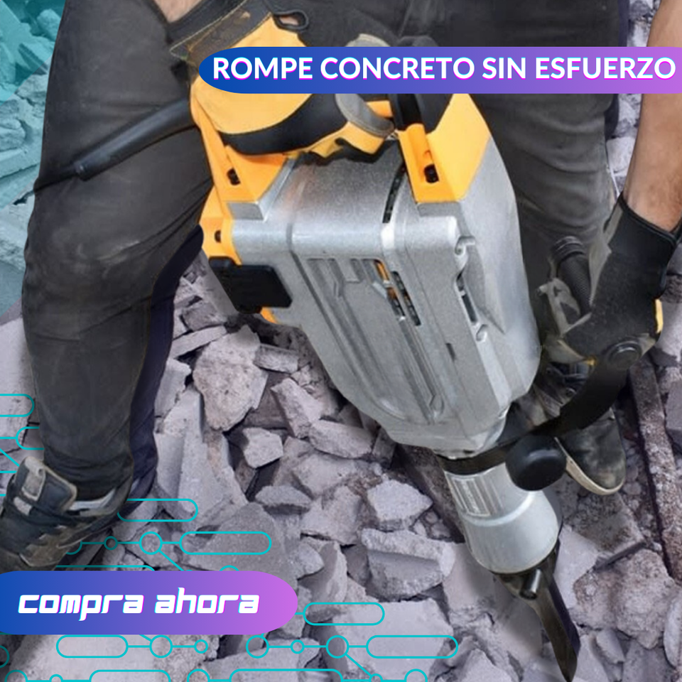 Cango Martillo Demoledor Eléctrico 3800 watts Tasbel