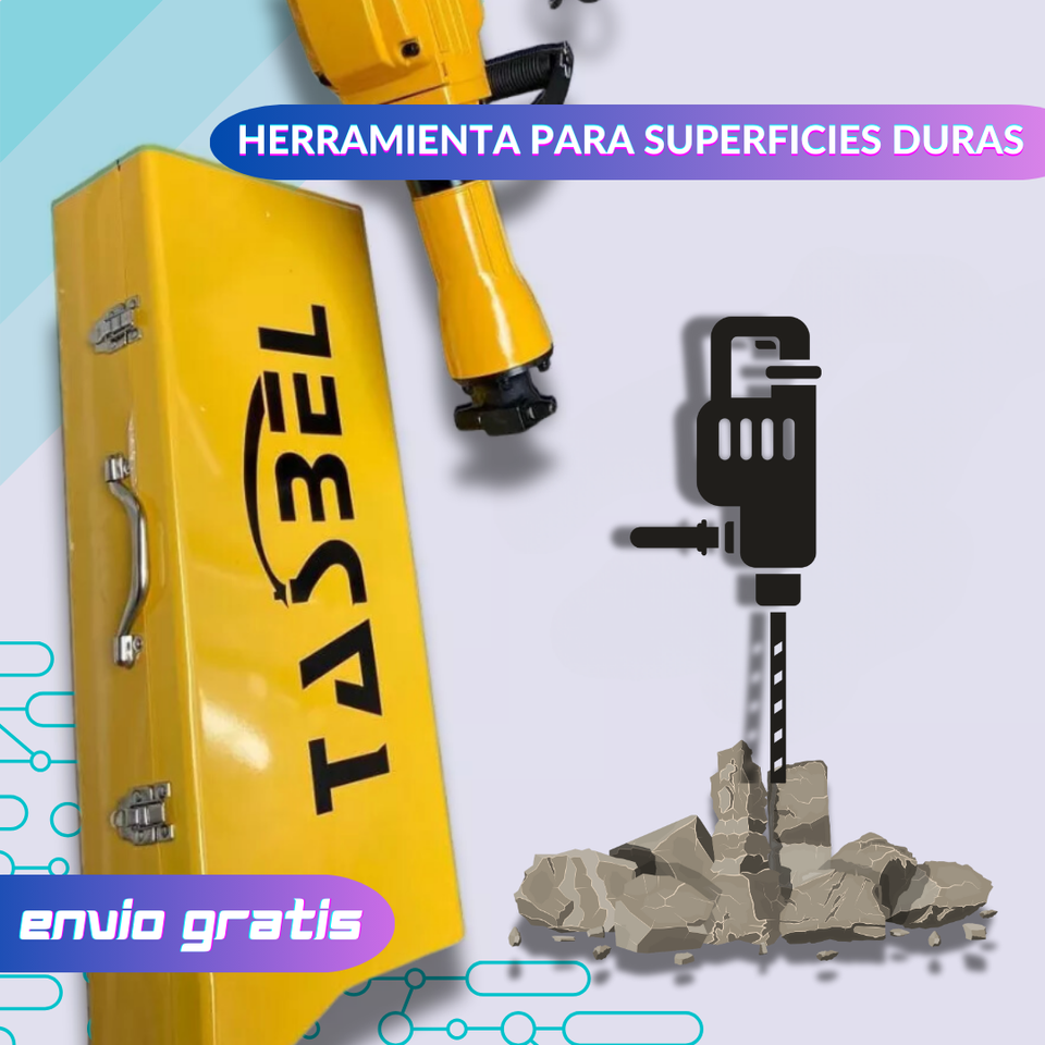 Cango Martillo Demoledor Eléctrico 3800 watts Tasbel