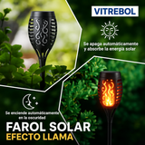 Antorcha de Carga Solar - Pack 4 unidades- 58cm de altura