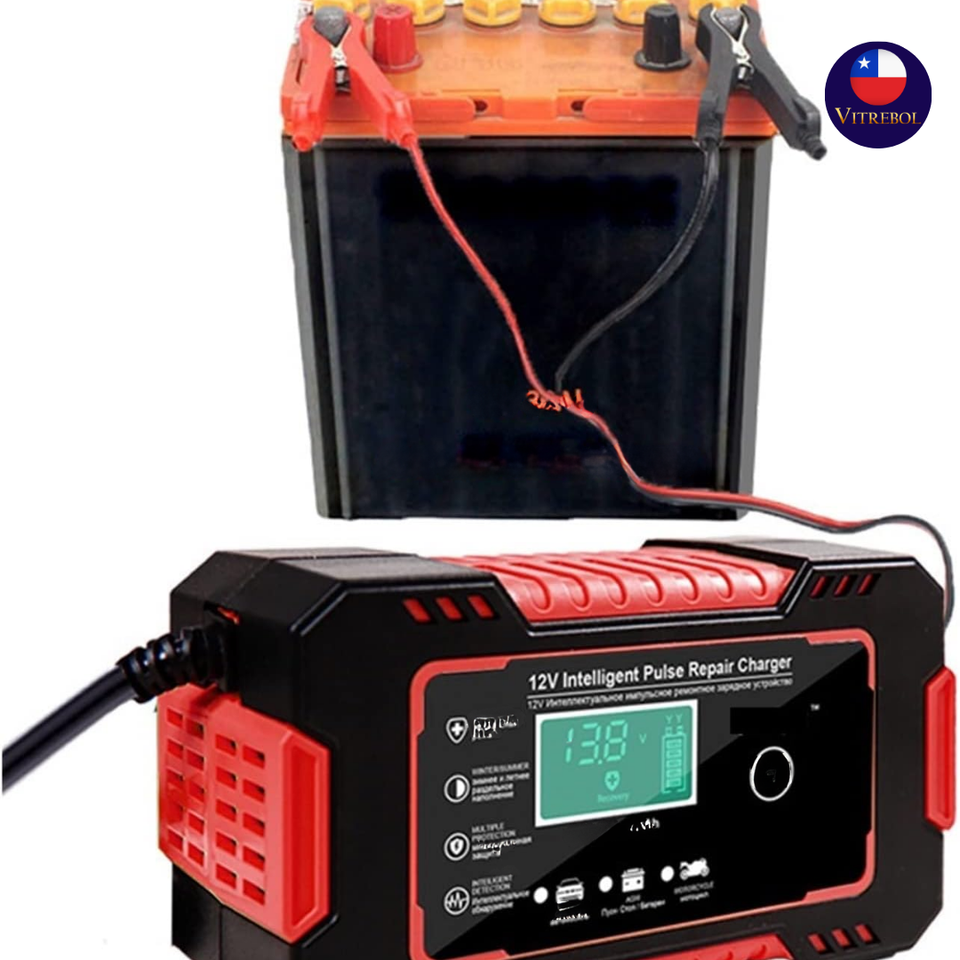 Cargador de Batería Inteligente para Automóviles y Motocicletas 🔋