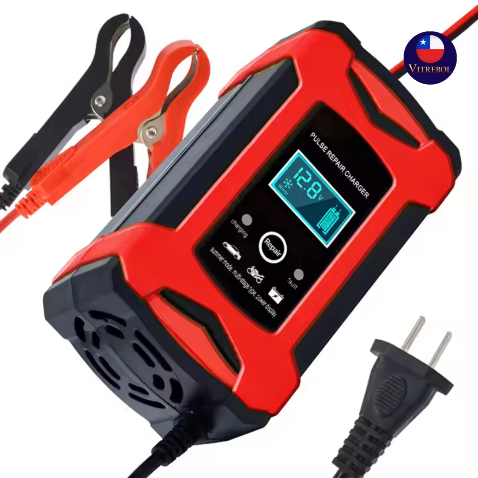 Cargador de Batería Inteligente para Automóviles y Motocicletas 🔋