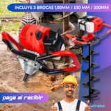 Barreno Ahoyador trae 3 Brocas - TIPO DE MOTOR 2 TIEMPOS