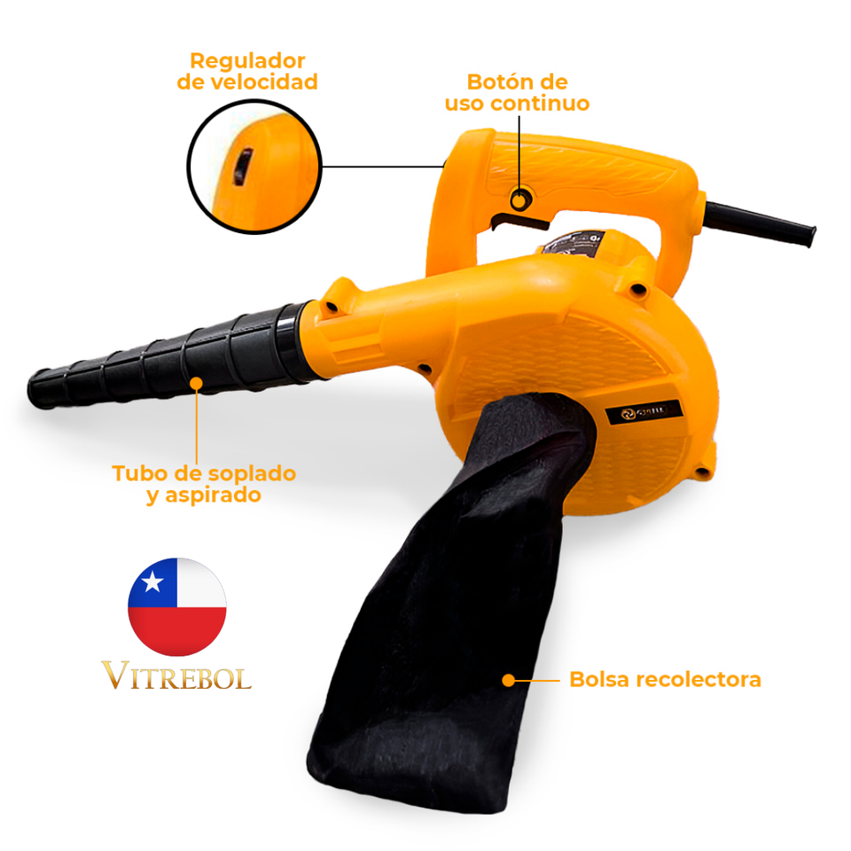 Aspiradora y soplador de 98V