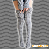 Calcetines térmicos y extra largos 100% puro algodón - warm feet™