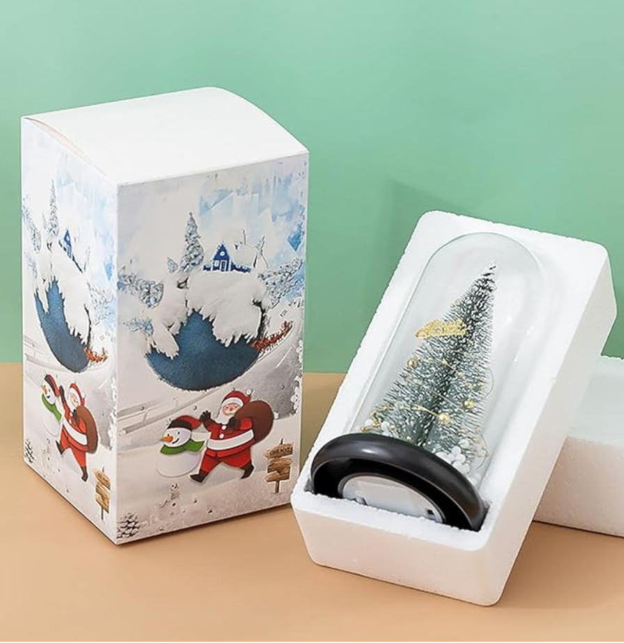 Arbol De Navidad En Cupula De Cristal