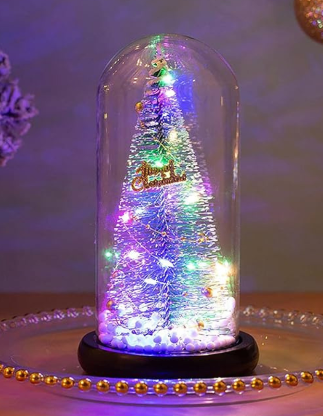 Arbol De Navidad En Cupula De Cristal