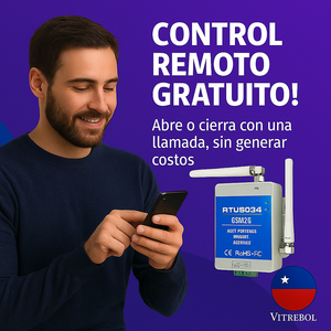 Abre Portón RTU5034 GSM 2G - Interruptor de Acceso Remoto Inteligente