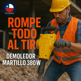 Cango Martillo Demoledor Eléctrico 3800 watts Tasbel