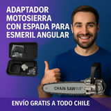 Adaptador de Motosierra con Espada para Esmeril Angular de 4½”