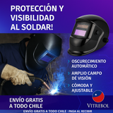 Careta de Soldar Fotosensible con Cinta Acolchada – Protección Profesional y Comodidad Garantizada