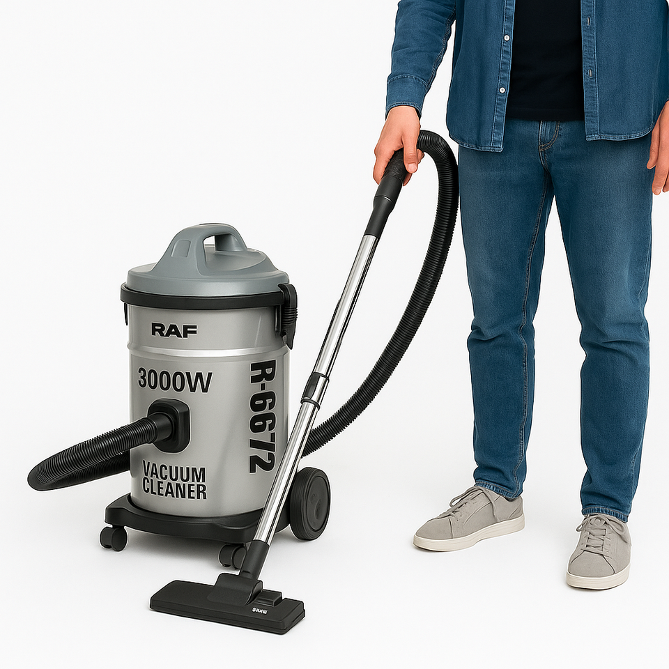 Aspiradora Ciclónica RAF R-6672 3000W - Succión Fuerte