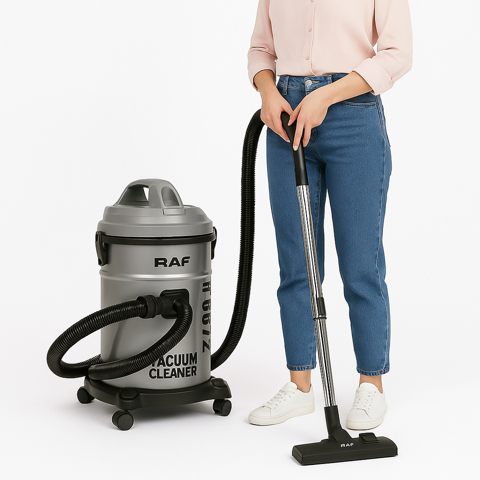 Aspiradora Ciclónica RAF R-6672 3000W - Succión Fuerte