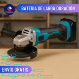 Amoladora Angular con Batería de Litio Eléctrica Recargable Sin Escobillas