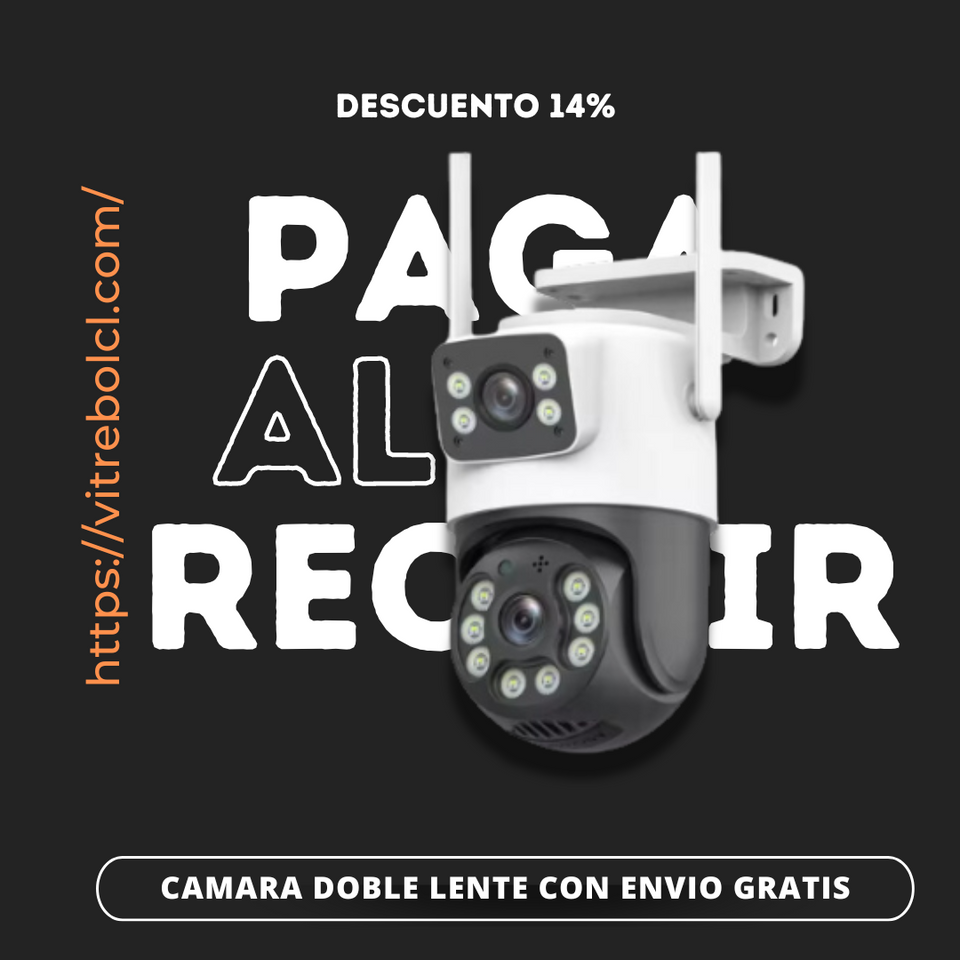 CAMARA ROBOTICA DOBLE LENTE - Lente Full HD