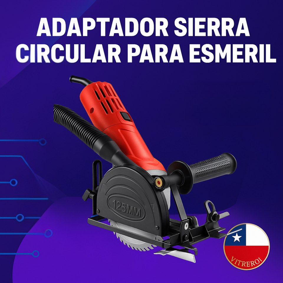 Adaptador Sierra Circular para Esmeril 4 1/2” – ¡Convierte tu esmeril en una bestia de corte!