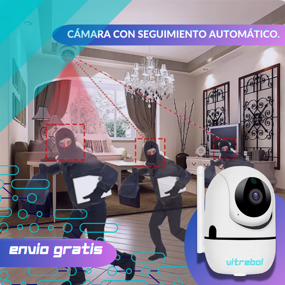 Cámara IP Giratoria Inteligente para Seguridad sin Límites