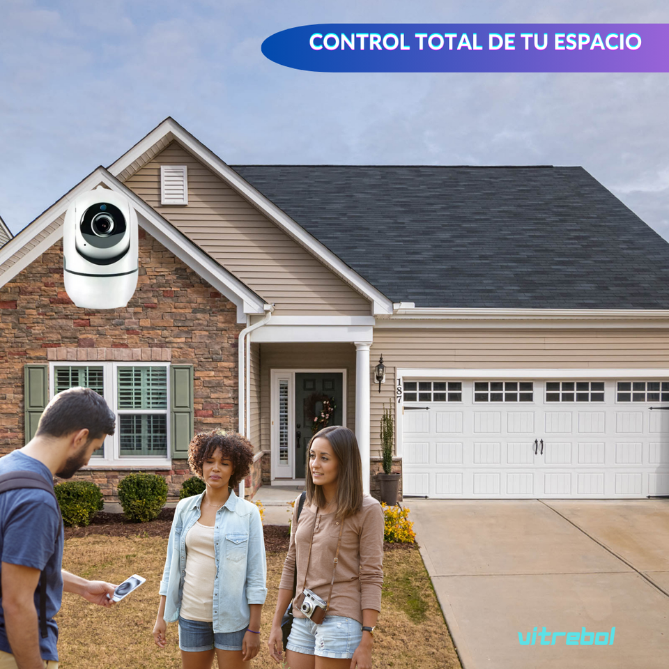 Cámara IP Giratoria Inteligente para Seguridad sin Límites