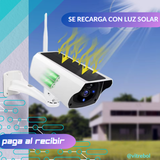 Cámara de seguridad S-Mart carga con el sol y graba en full HD