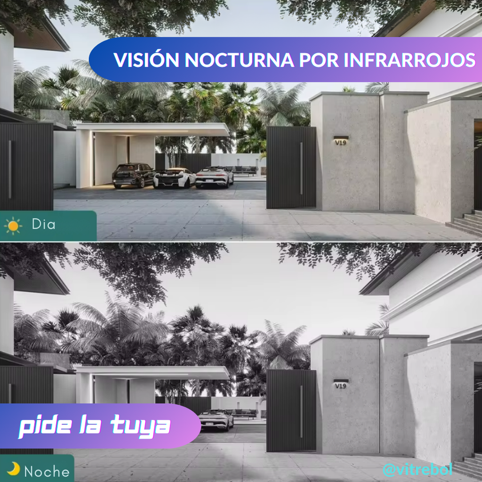 Cámara de seguridad S-Mart carga con el sol y graba en full HD