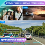 Camara triple para auto: Mejora la seguridad de tu auto