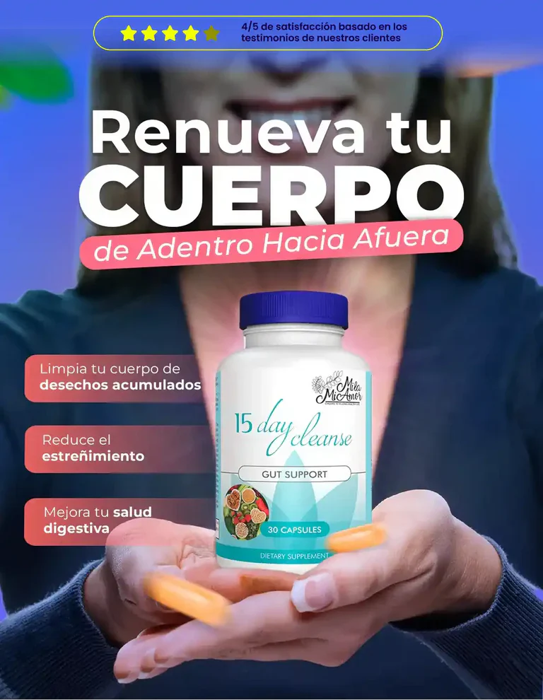 15 Days Cleanse™ | Limpieza natural para tu bienestar digestivo