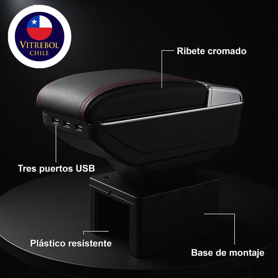 Apoya brazos - 7 puertos USB - ELegancia y Confort