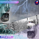 Cámara de seguridad Avanzada con alarma y doble lente full HD - Máxima resolución