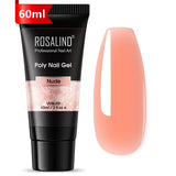 (COMPRAS  2 PACK +1 GRATIS)  Kits de uñas de poligel ROSALIND POLY Nail  GEL 15/30 ml esmalte de uñas