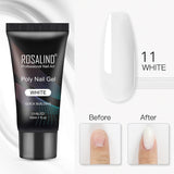 (COMPRAS  2 PACK +1 GRATIS)  Kits de uñas de poligel ROSALIND POLY Nail  GEL 15/30 ml esmalte de uñas