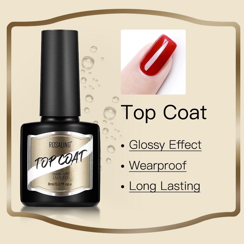 (COMPRAS  2 PACK +1 GRATIS)  Kits de uñas de poligel ROSALIND POLY Nail  GEL 15/30 ml esmalte de uñas