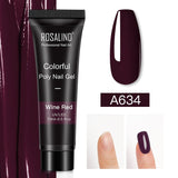 (COMPRAS  2 PACK +1 GRATIS)  Kits de uñas de poligel ROSALIND POLY Nail  GEL 15/30 ml esmalte de uñas