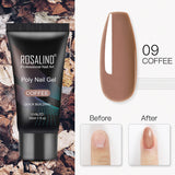 (COMPRAS  2 PACK +1 GRATIS)  Kits de uñas de poligel ROSALIND POLY Nail  GEL 15/30 ml esmalte de uñas