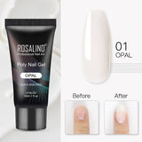 (COMPRAS  2 PACK +1 GRATIS)  Kits de uñas de poligel ROSALIND POLY Nail  GEL 15/30 ml esmalte de uñas