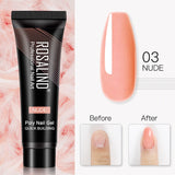 (COMPRAS  2 PACK +1 GRATIS)  Kits de uñas de poligel ROSALIND POLY Nail  GEL 15/30 ml esmalte de uñas