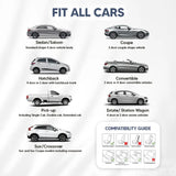 Alexcar Kerry 2023 Full Set Universal Breathable Waterproof Vehicle Leather Cover for Cars, SUV