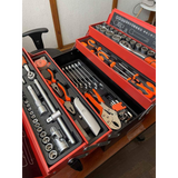 Caja de Herramientas de 85 Piezas - hechas con Metal Cromo Vanadio