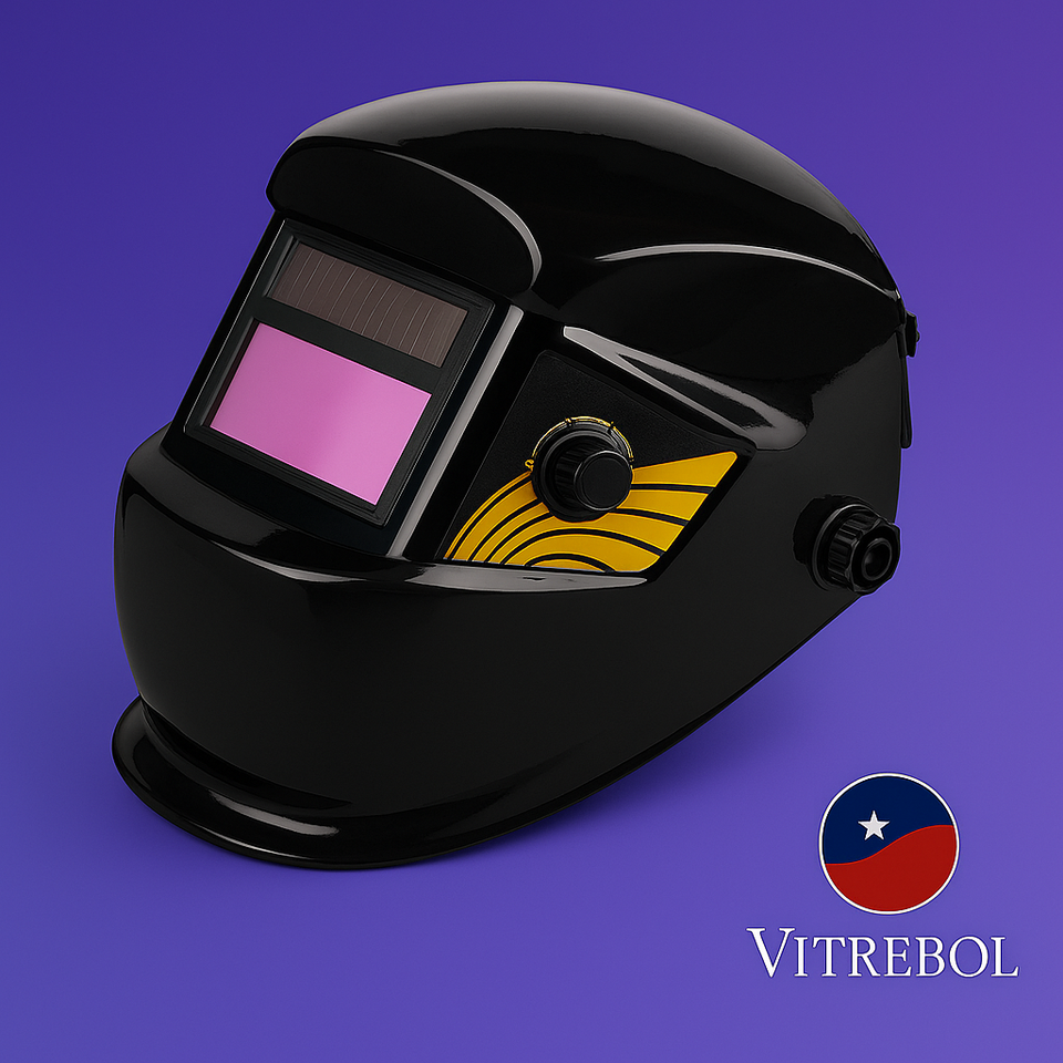 Careta de Soldar Fotosensible con Cinta Acolchada – Protección Profesional y Comodidad Garantizada