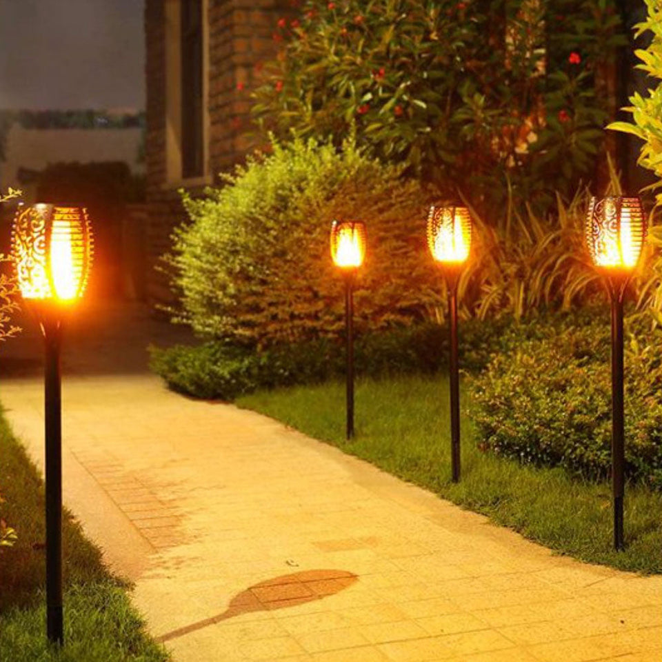 Antorcha de Carga Solar - Pack 4 unidades- 58cm de altura