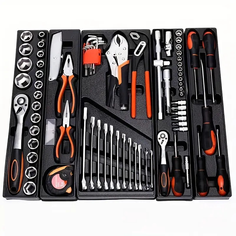 Caja de Herramientas de 85 Piezas - hechas con Metal Cromo Vanadio