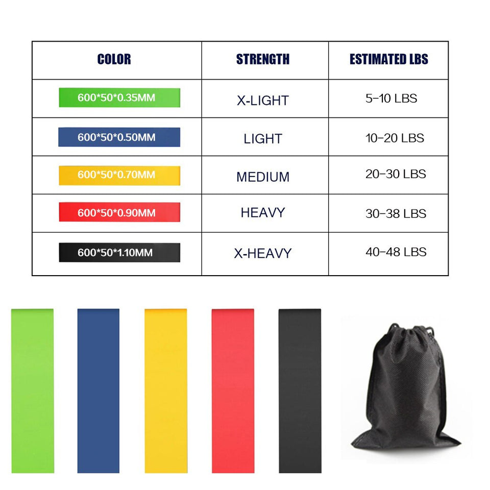 ResiBands™ 11Pc Bandas De Resistencia - bamascota