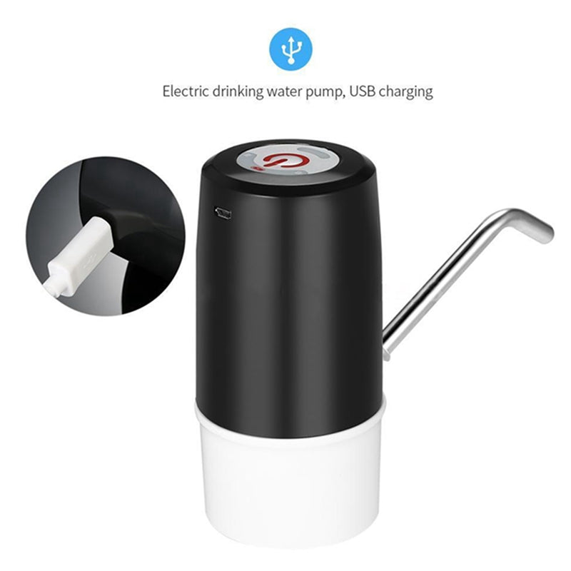 Bomba Dispensador Agua Electrónico Recargable Usb Botellon - bamascota